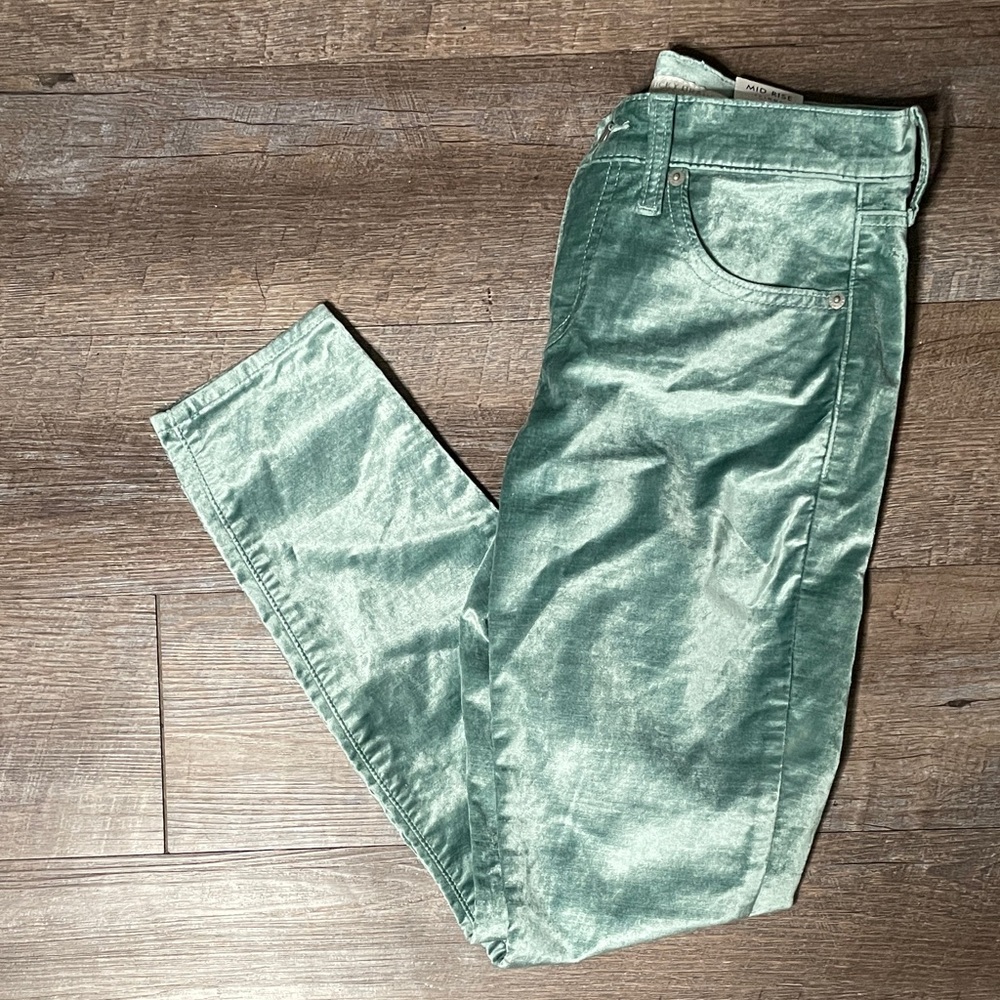 NWT Lucky Brand Velvet Ava Mid Rise Skinny Jeans